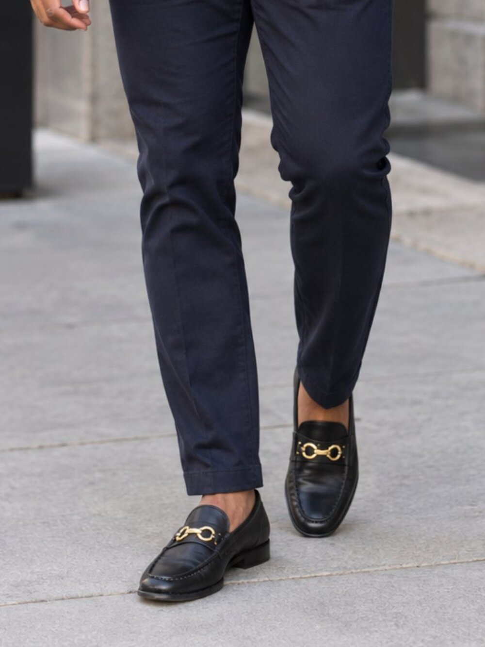 Salvatore Ferragamo Gold Tone Gancini Bit Mens Loafers Dress Shoes